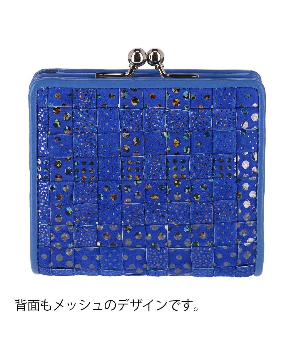tsumori chisato CARRY キラメッシュ 2つ折り財布 がま口 ミニ財布 
