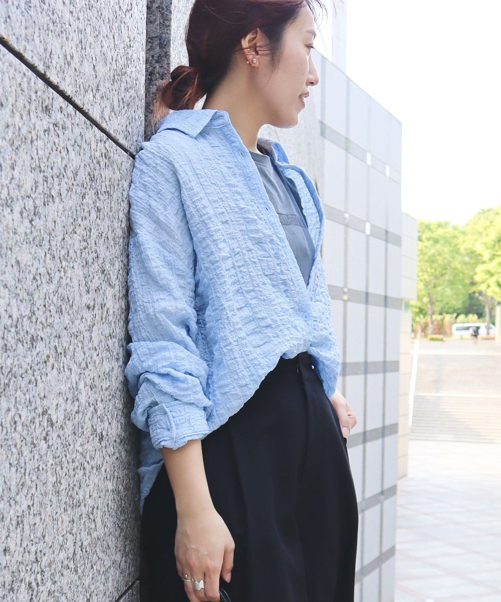 CRAFT STANDARD BOUTIQUE ポコポコワッシャーシャツ 