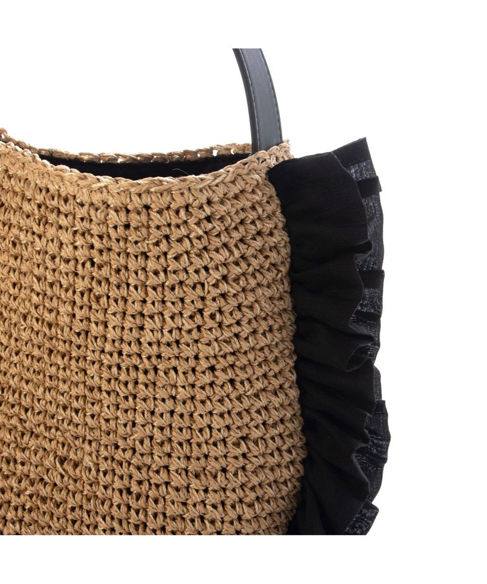 UNBILLION カシュカシュ cachecache / サイドフリルワンンハンドルトート カゴバッグ 