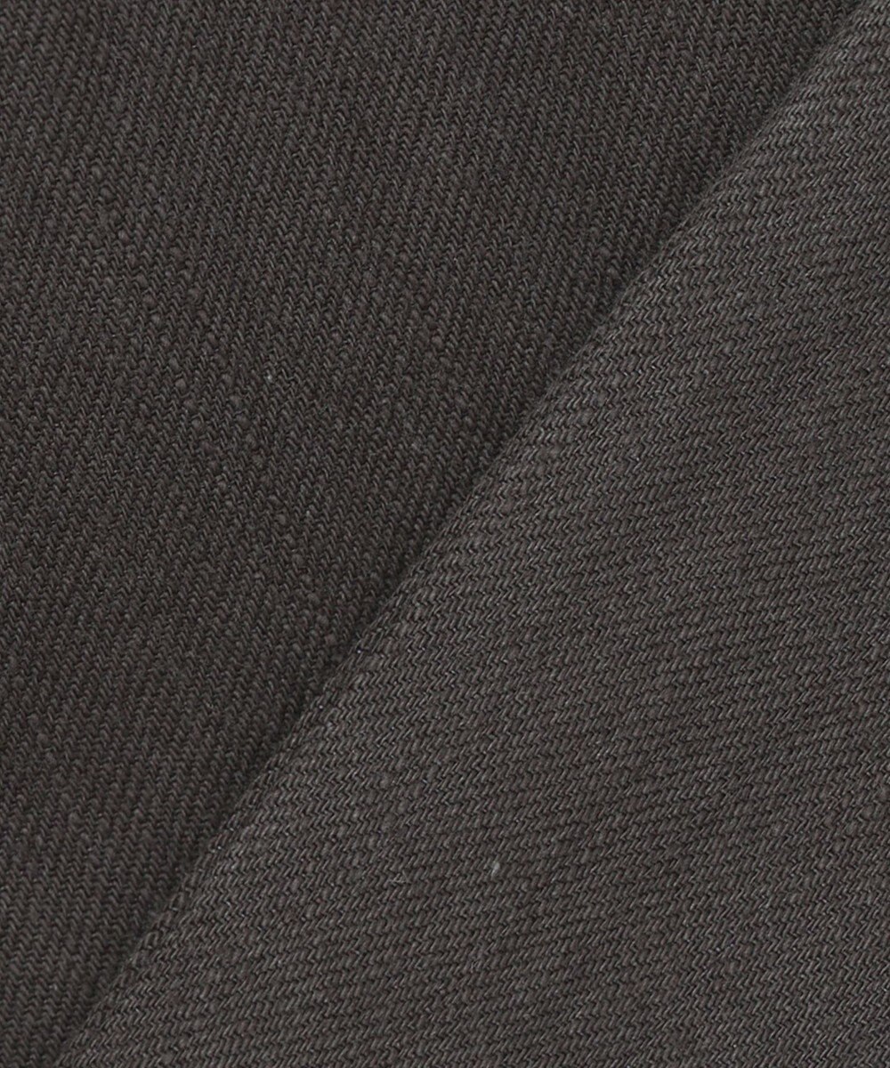 ICB 【吸水速乾機能付き】ペーパーコットンリネンツイル　ノーカラージャケット 