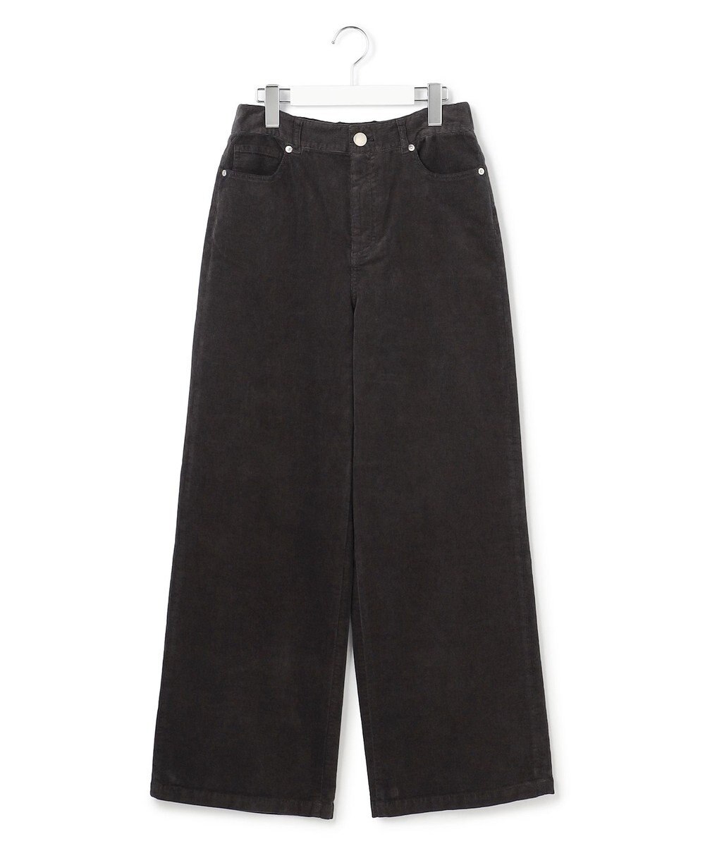 23区 【先行予約】コットンコーデュロイストレッチ ワイドパンツ 