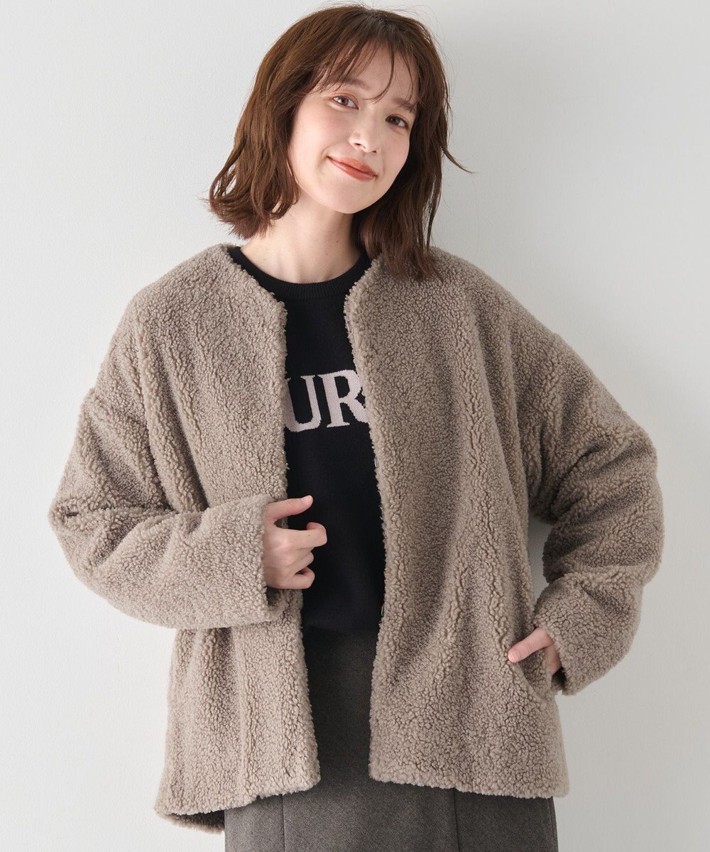 ANY L カールボアブルゾン 