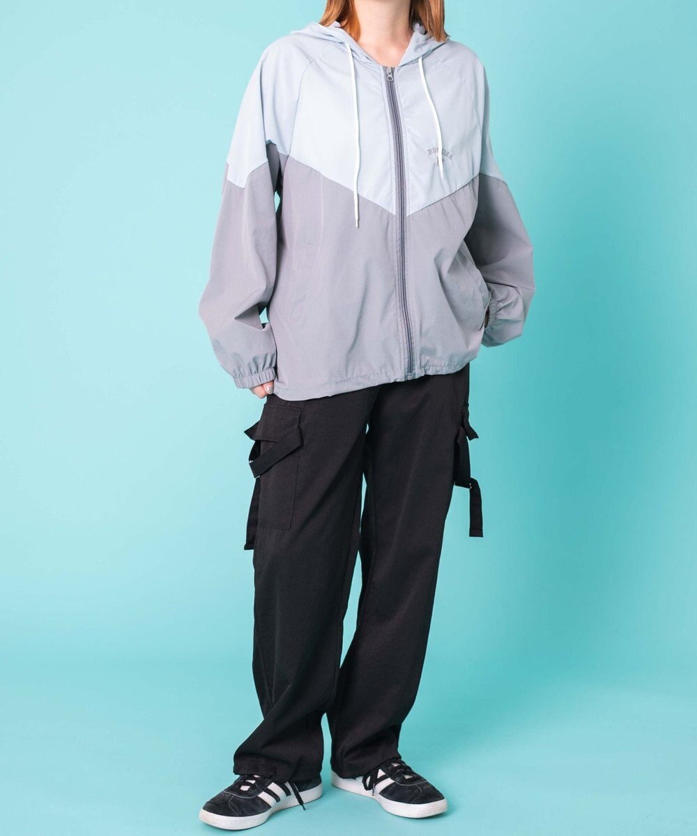 WEGO 【ウエストゴム】サイドベルトカーゴパンツ 