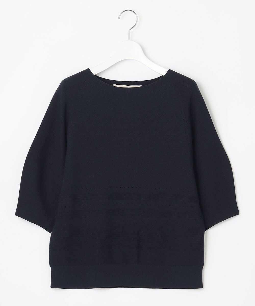 自由区 【XSサイズ～/洗える】ドライタッチホールガーメント ニット 