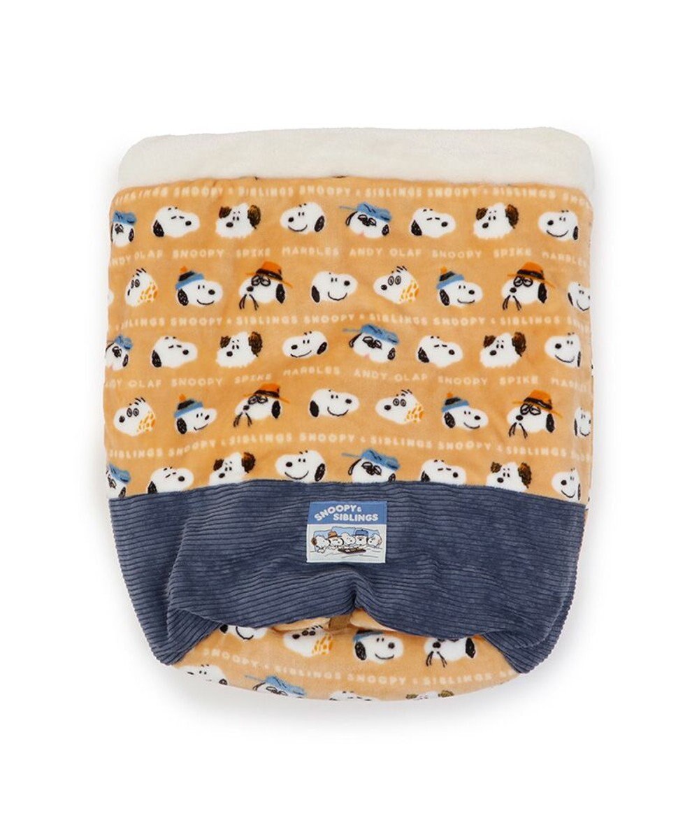 PET PARADISE スヌーピー 筒型寝袋 遠赤外線 《ブラザー柄》 42×70cm 