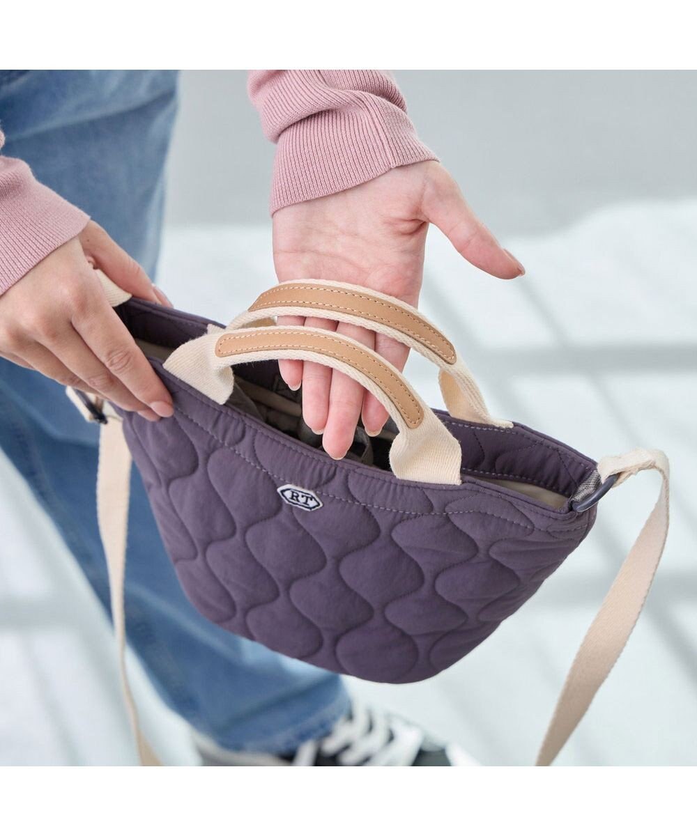 ROOTOTE 3632【軽量コンパクト】SN.べビール―.2way.ミリタリーキルト-A 