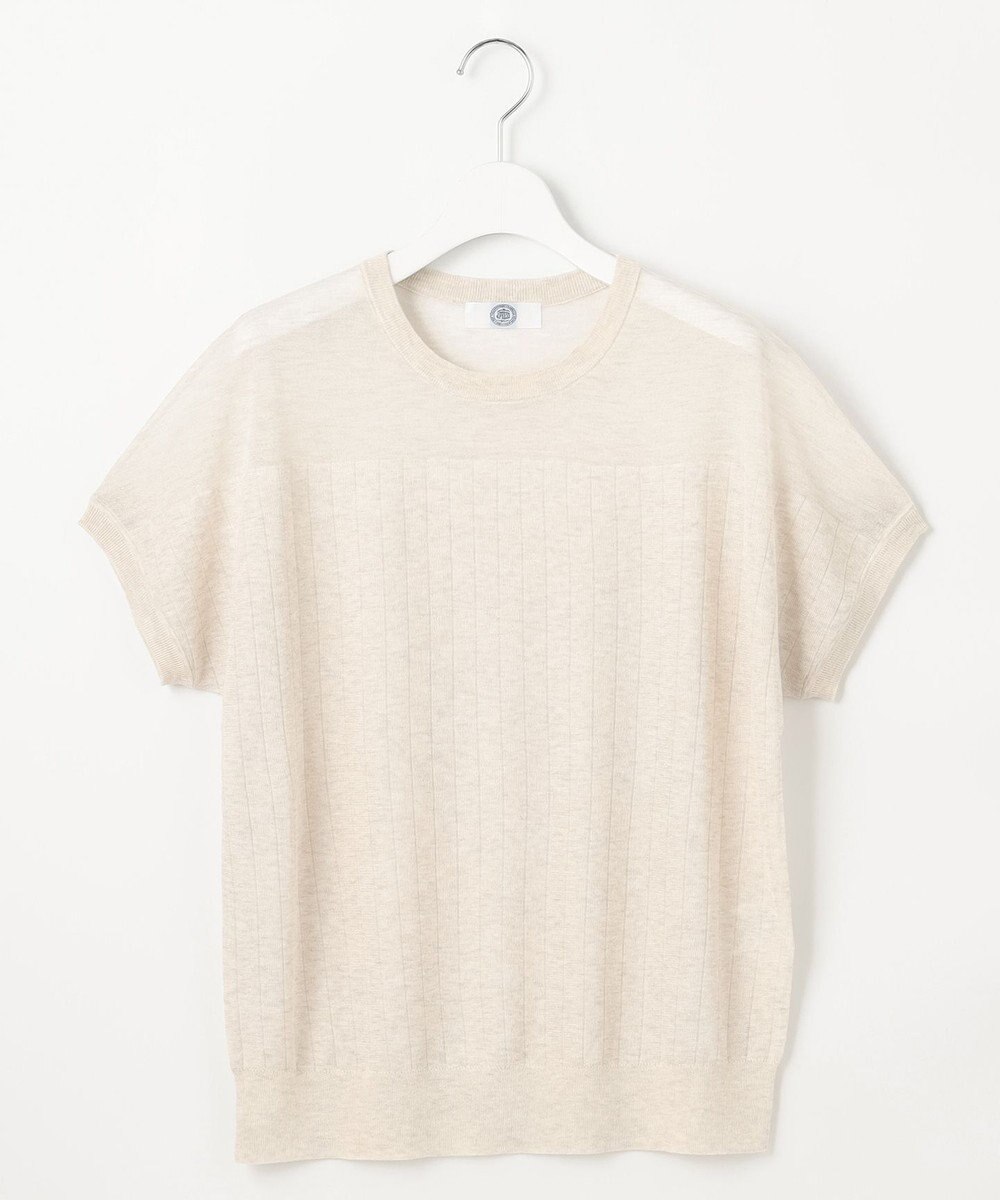 J.PRESS LADIES L 【WEB限定カラーあり・洗える】Vis/Peスパーク ストライプ ニット 