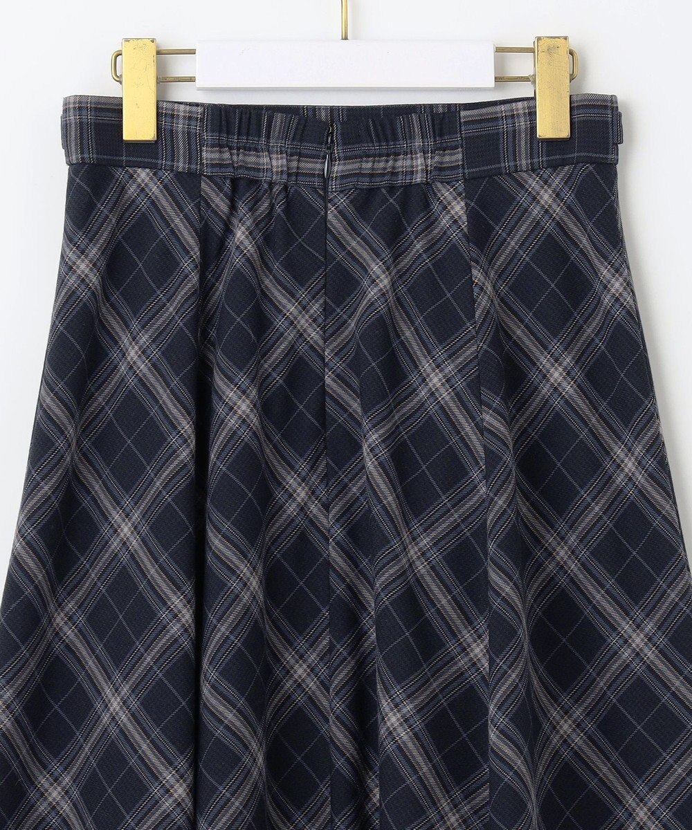 ANY SIS 【洗える】ベルトポイントフレア スカート 