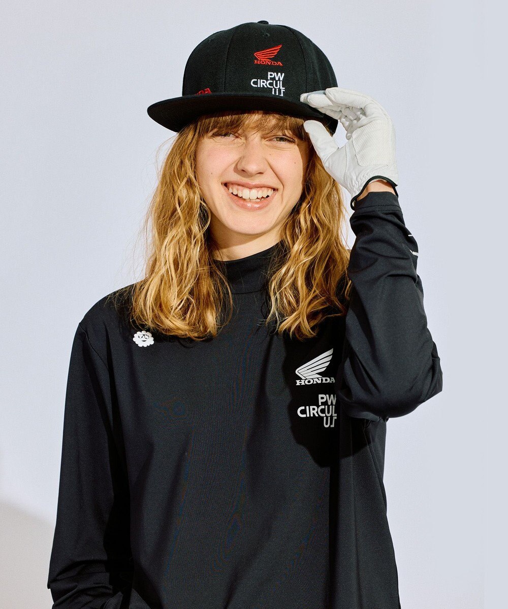 PW CIRCULUS 〈Hondaコラボ〉【UNISEX】 モックネックT ゴルフ 
