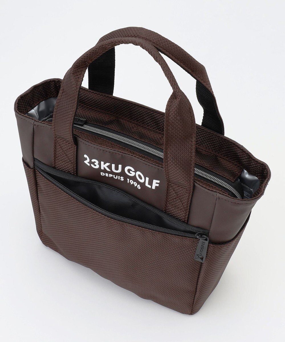 23区GOLF 【UNISEX】内側収納4か所の収納力、使い勝手も抜群なカートバッグ 保冷生地で夏場のラウンドにも最適 