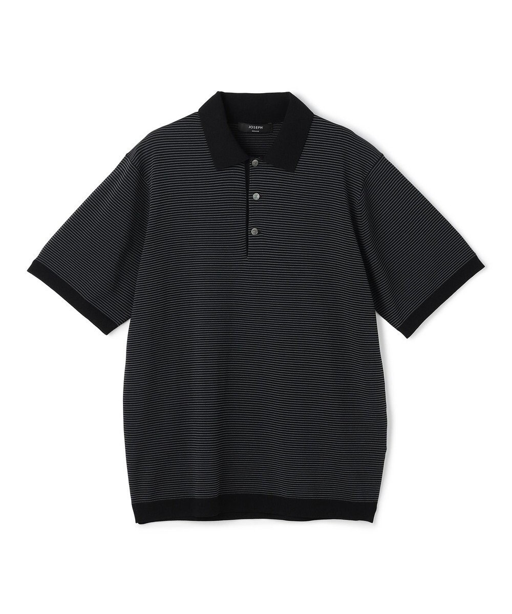 JOSEPH HOMME 【新柄】リュクスレーヨンボーダー　ポロニット 