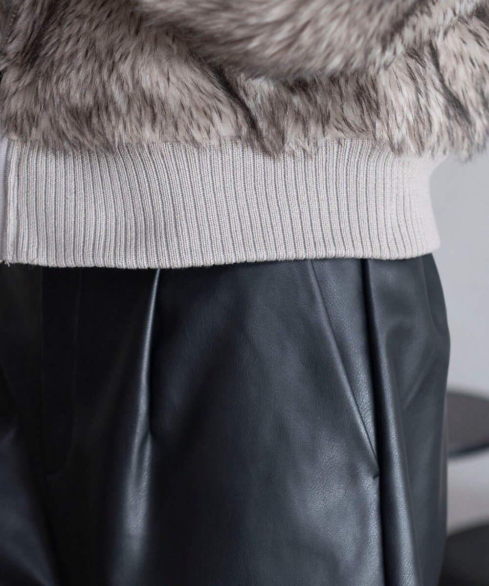 WEGO 【25年秋冬新作】フェイクファーショートブルゾン 