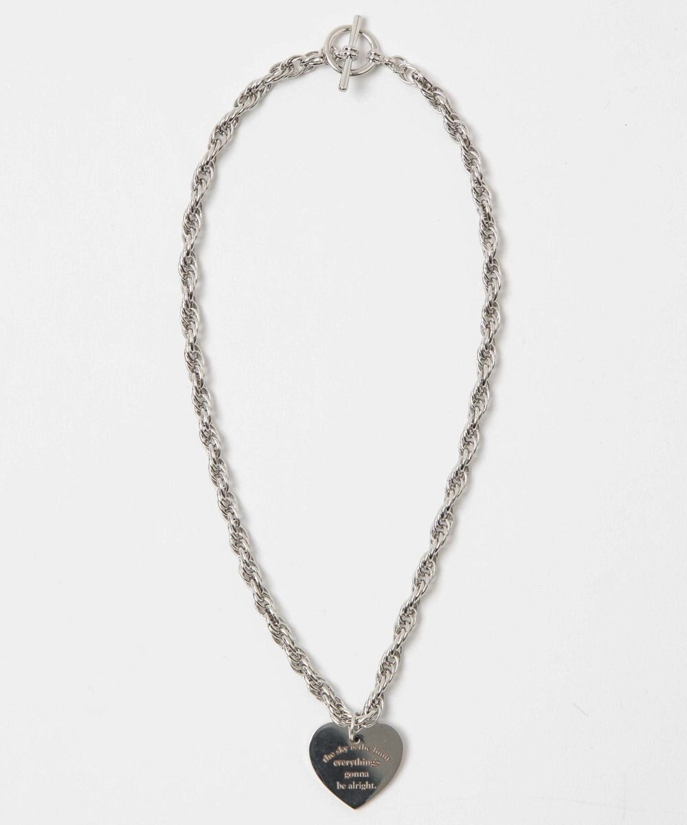 WEGO Lヘビーチェーンモチーフネックレス 