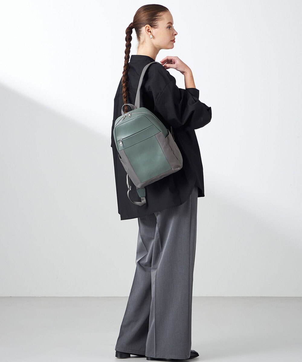 Y'SACCS 【ムック本掲載】ブロックモチーフリュックサック 