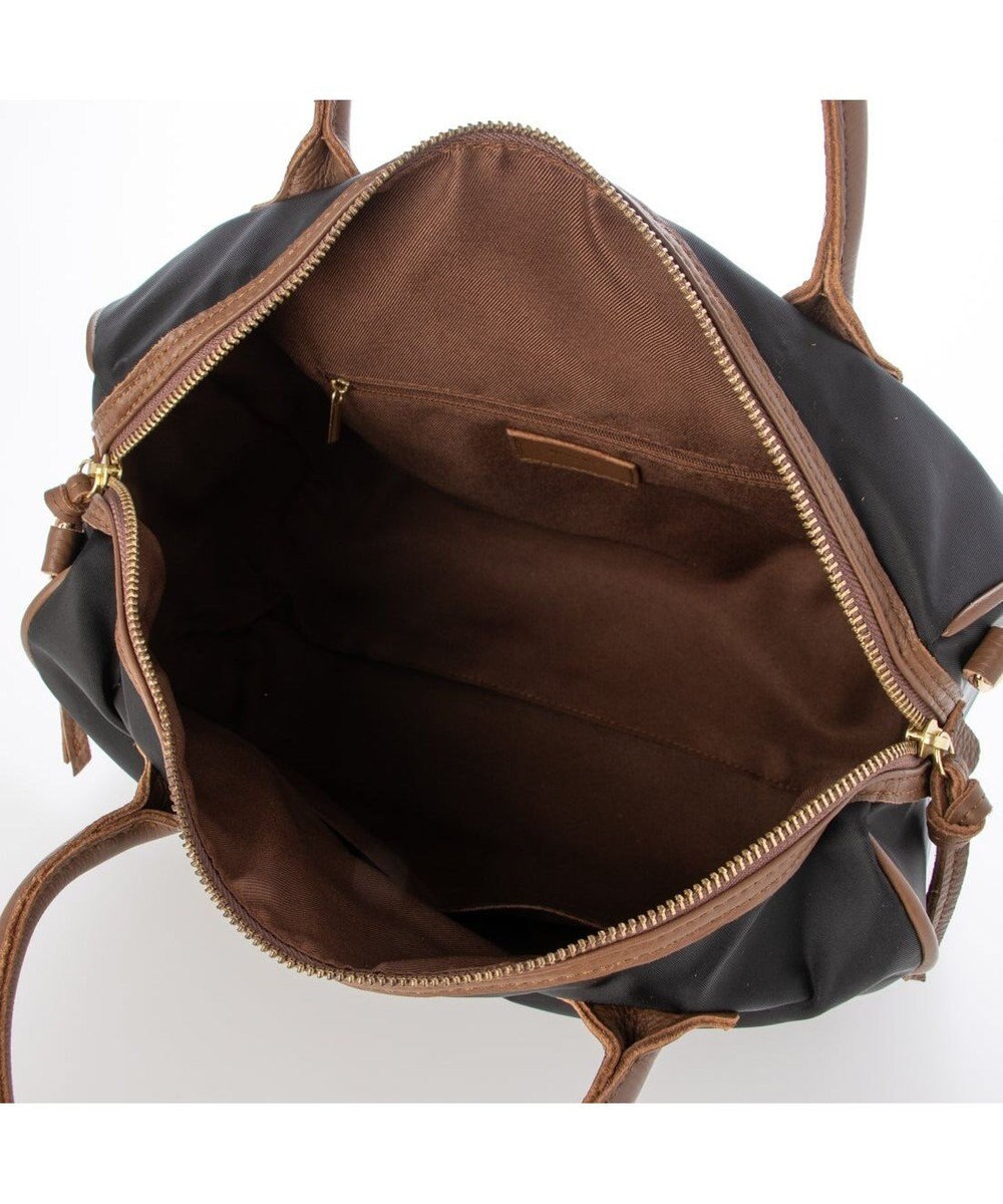 UNBILLION ペルケ perche / ナイロン牛革付属テープショルダー2wayボストンL 