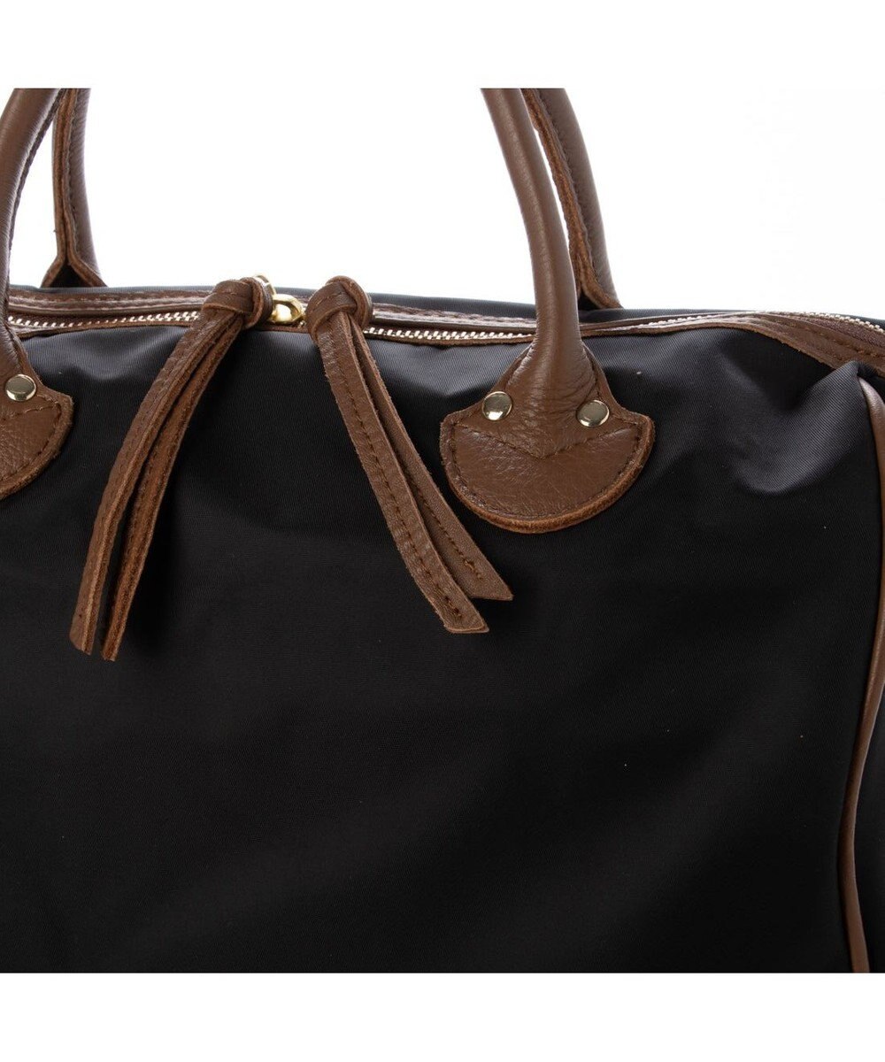 UNBILLION ペルケ perche / ナイロン牛革付属テープショルダー2wayボストンL 