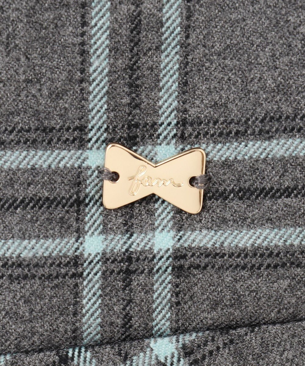 ANY KIDS チェック柄 ジャンパースカート 