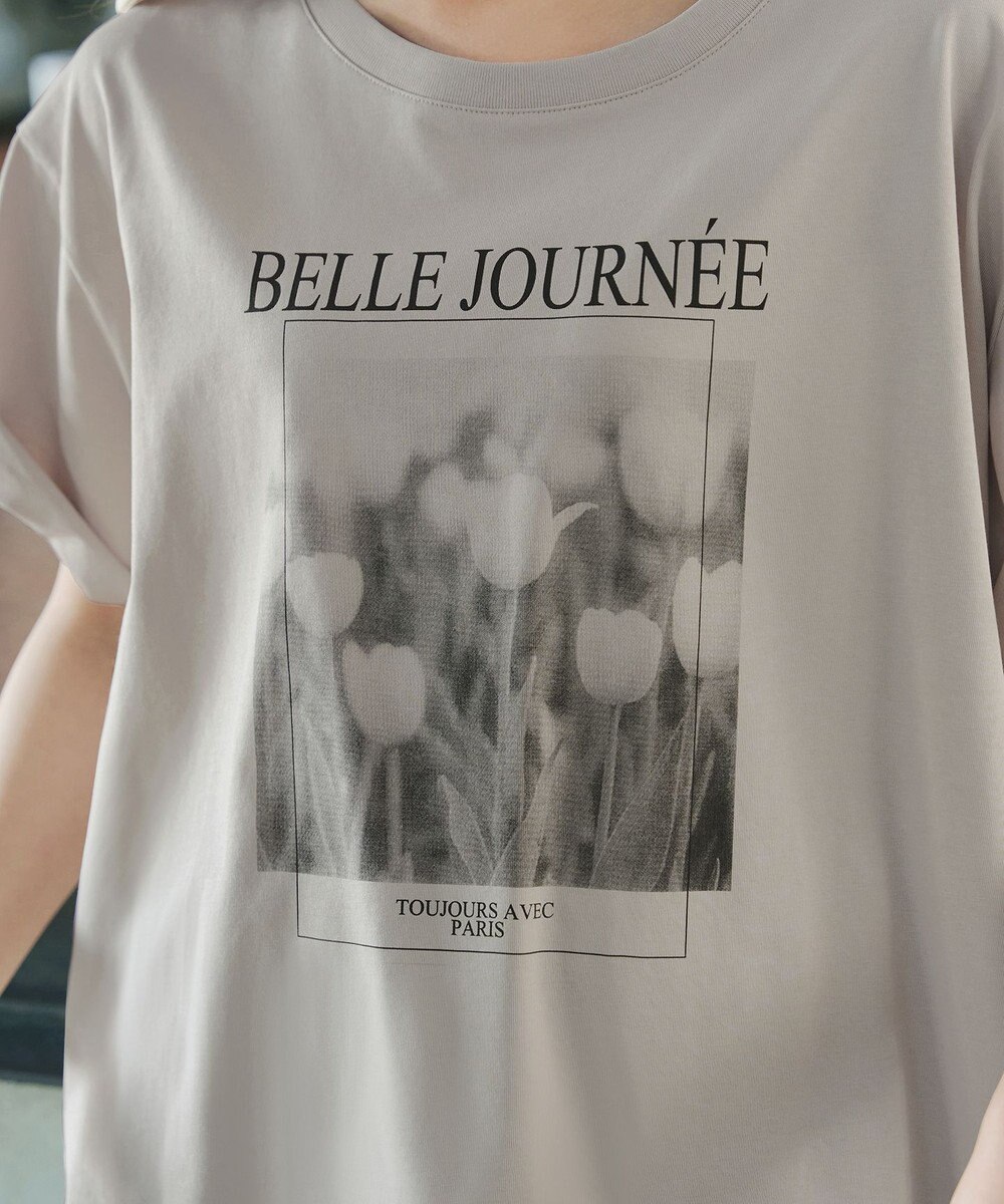 Tiaclasse L 【おのののかさん着用】「サマケア」グラフィックプリントTシャツ 