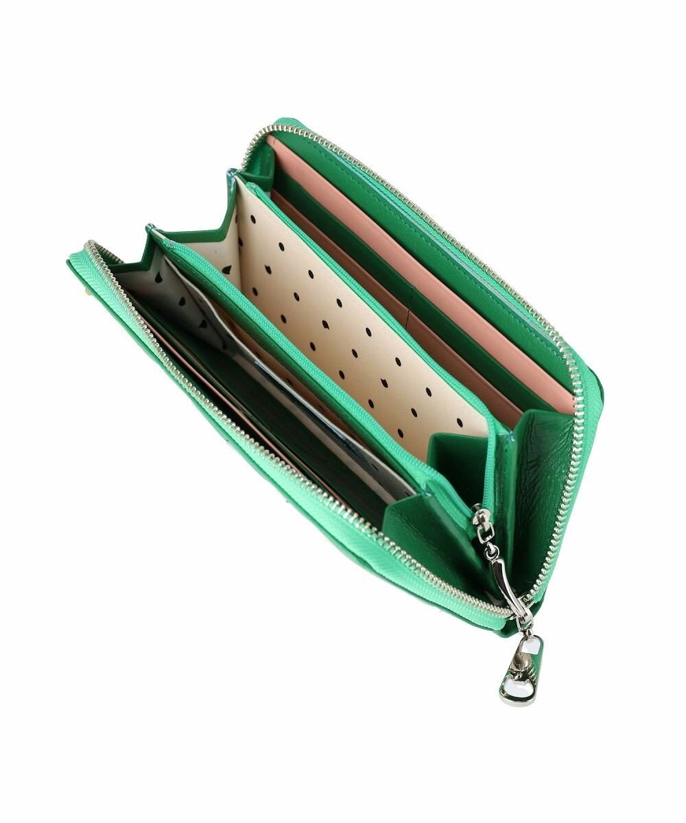 tsumori chisato CARRY tcパッチワーク ラウンドファスナー長財布 