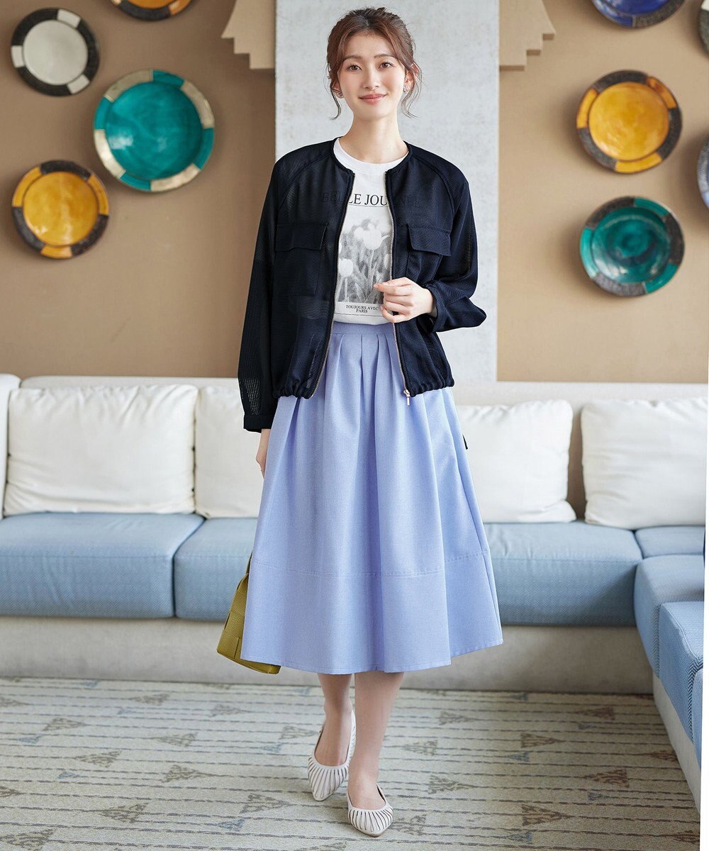 Tiaclasse L 【おのののかさん着用】「サマケア」グラフィックプリントTシャツ 