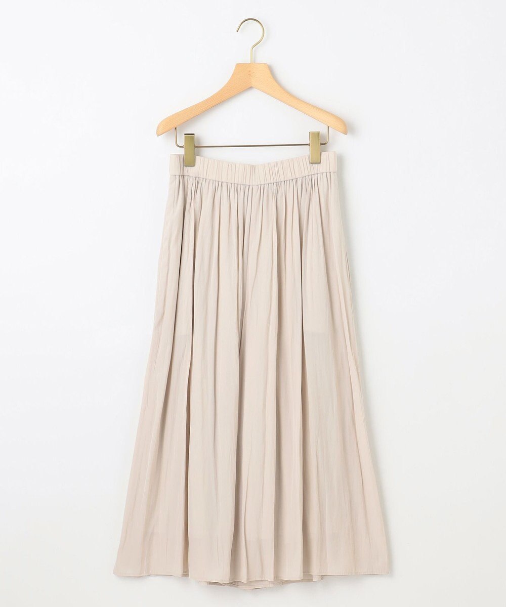 組曲 L 【WEB限定カラーあり】ギャザーライトデシン パンツ 