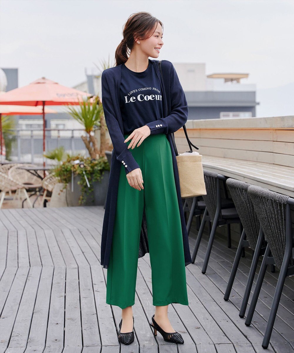 Tiaclasse 【日本製・洗える・接触冷感・吸水速乾・UVカット】サーラドライ・ワイドパンツ 