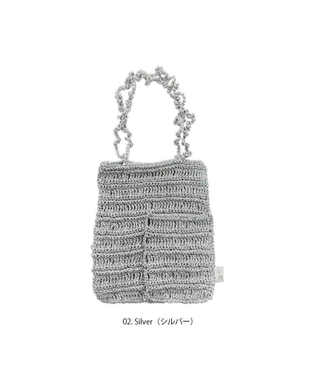 ROOTOTE 1090【手編みカゴバッグ風】SC.ベビールー.クロッシュメタリック-A 