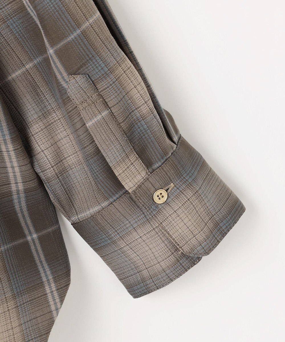 ANY L オンブレーチェックオーバーシャツ 