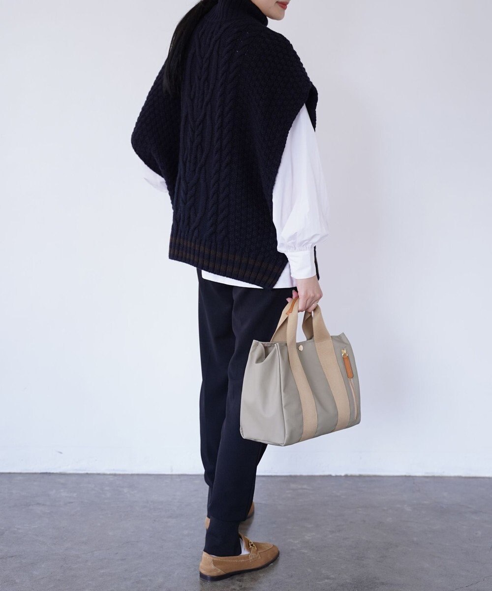 Hekhèr Le Style de Vie 新色追加【日本製 / 2WAY】PUコートコットンキャンバス トートバッグ medium 