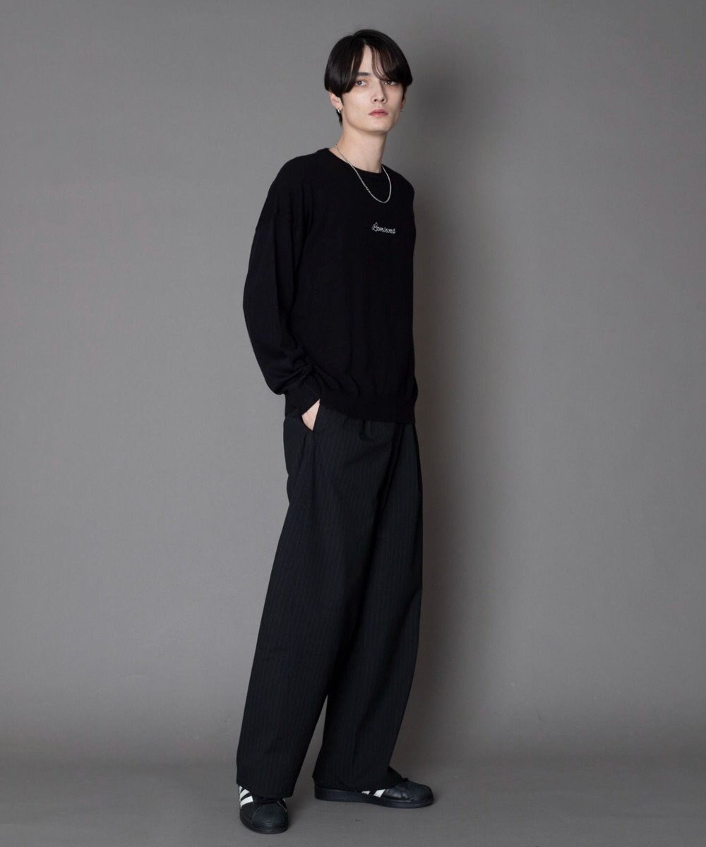 WEGO アクセ付きワンポイントニットプルオーバー（LS） 