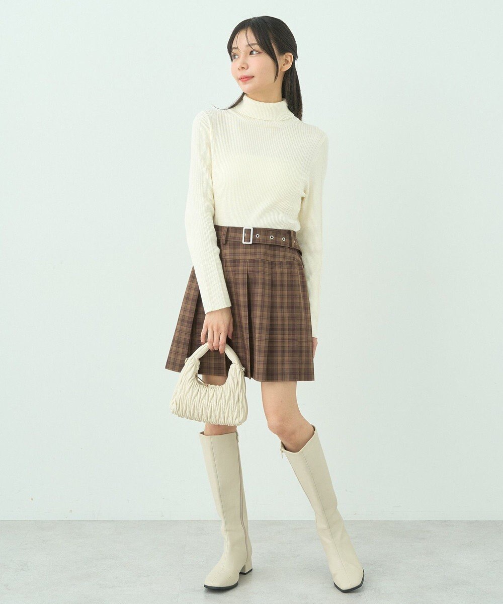 earth music&ecology やわらかタッチタートルネックニットプルオーバー 