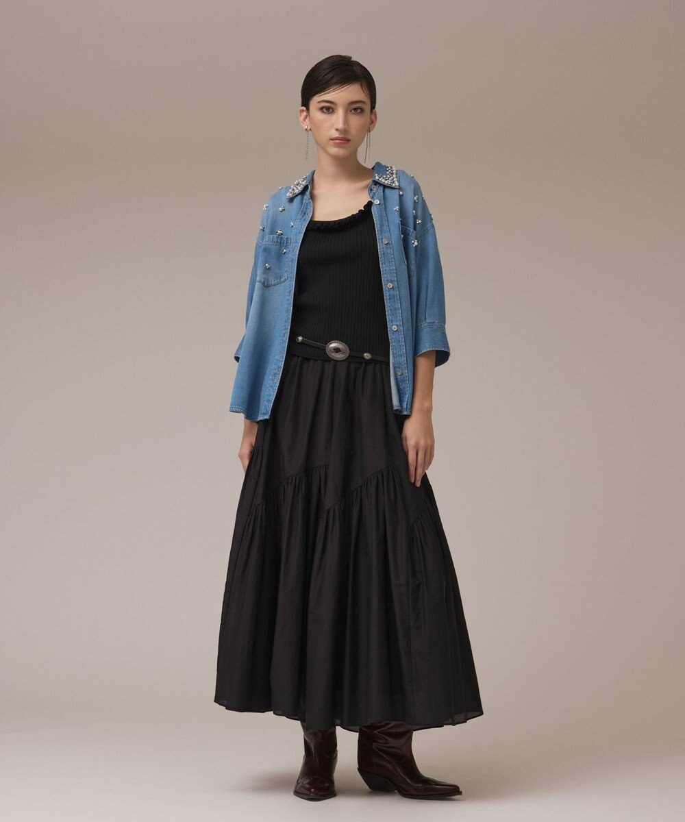 GRACE CONTINENTAL コンチョレザーベルト 