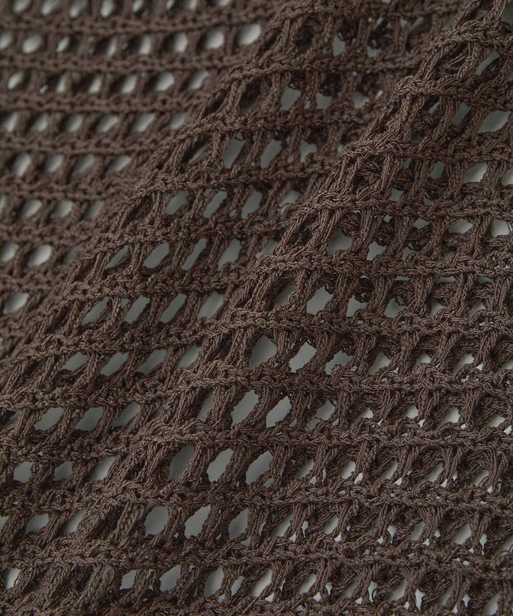 earth music&ecology ＳＥＴ２点メッシュニットカーディガン＋ビスチェ 