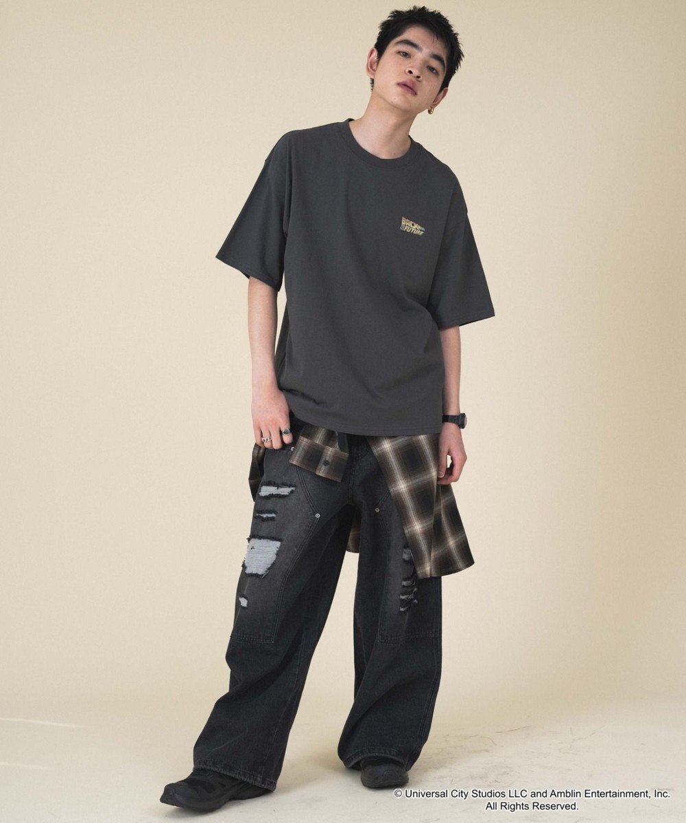 WEGO 【新柄追加/BACK　TO　THE　FUTUR/ユニセックス着用ITEM/SMLサイズ展開】BACK　TO　THE　FUTURE　グラフィックT（S） 
