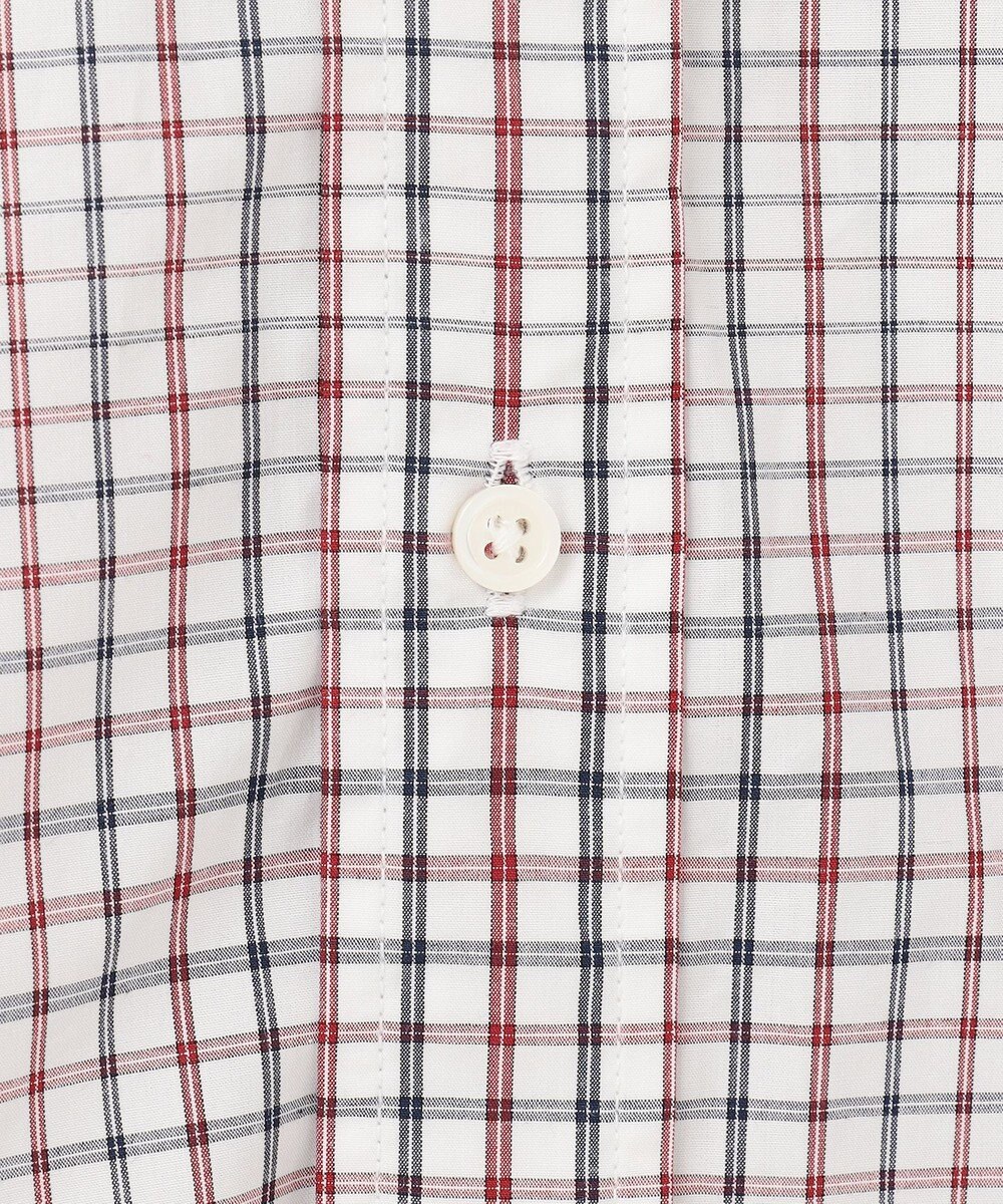 J.PRESS MEN ポプリンマルチチェック ボタンダウンシャツ 