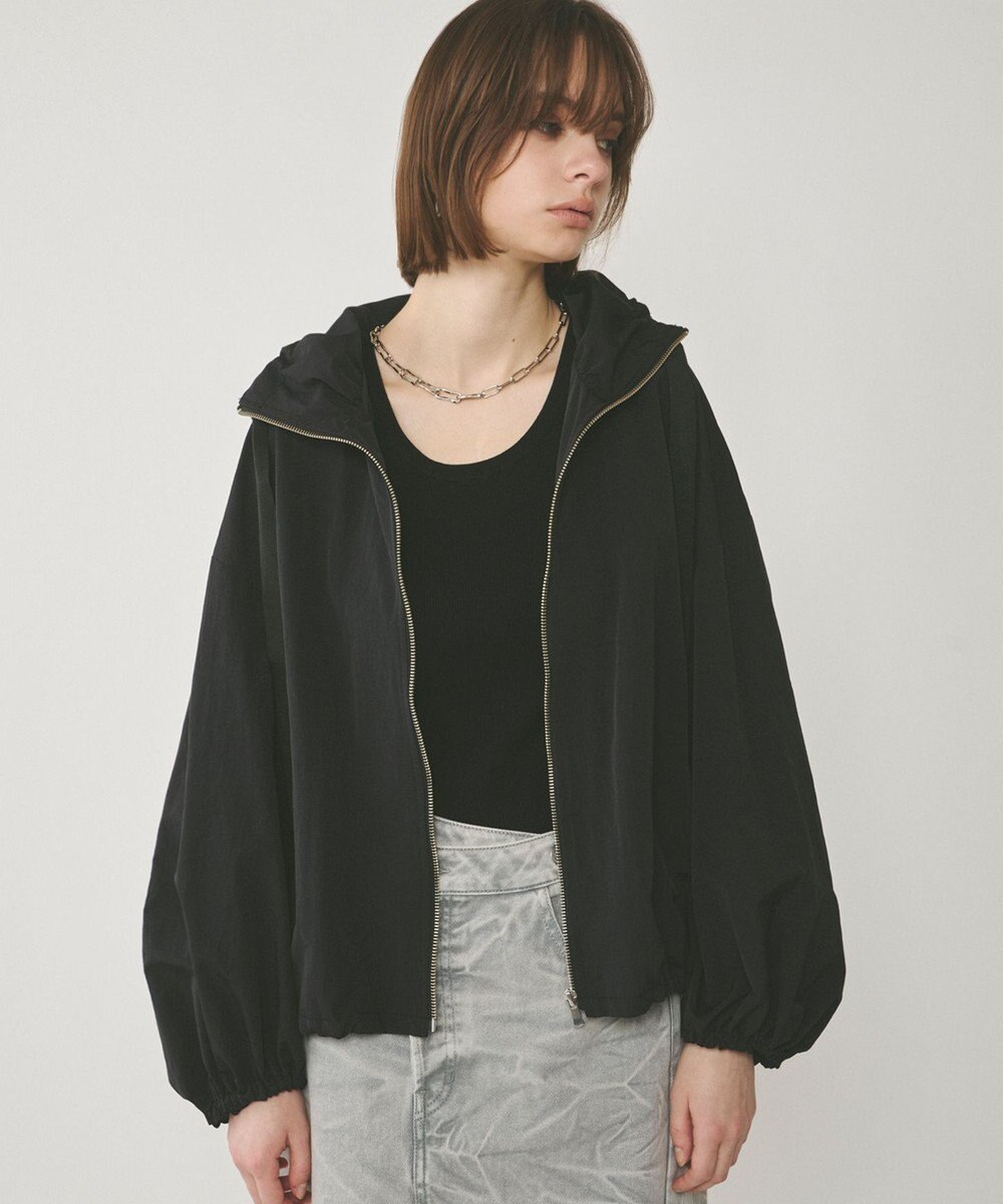 GRACE CONTINENTAL ナイロンバルーンフードジャケット 