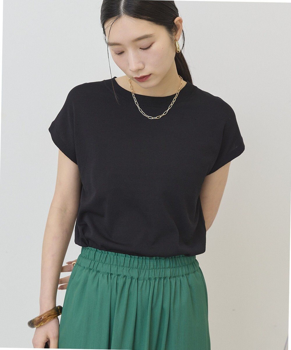 AMERICAN HOLIC フレンチスリーブニットプルオーバー 