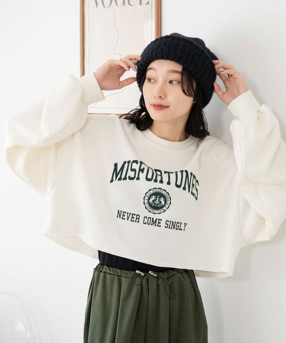 WEGO ヴィンテージライクショートスウェット 