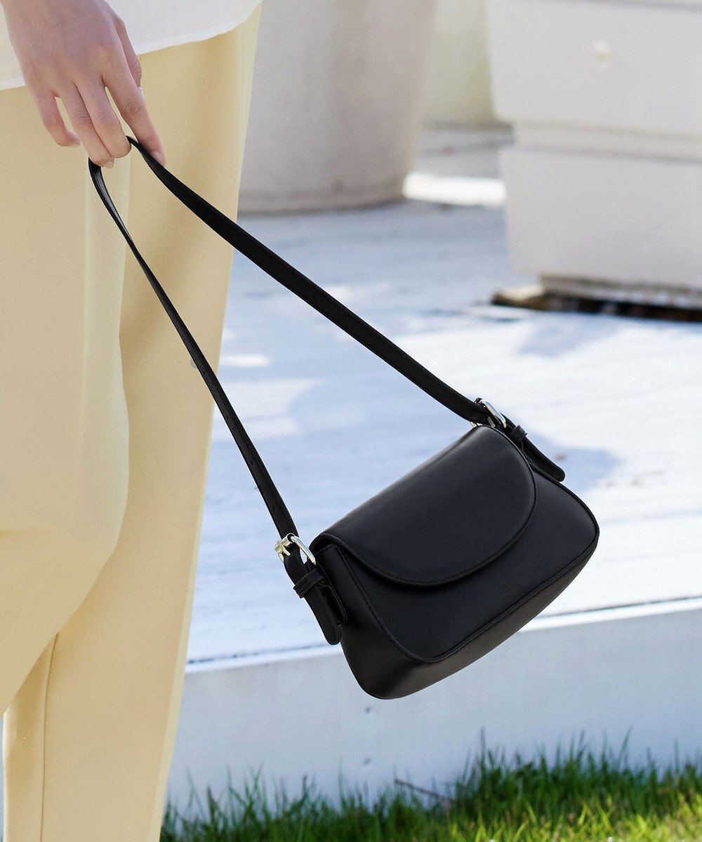 Tiaclasse 【安田美沙子さん着用・2TYPE肩紐/ショルダー&斜め掛け】フラップミニバッグ 