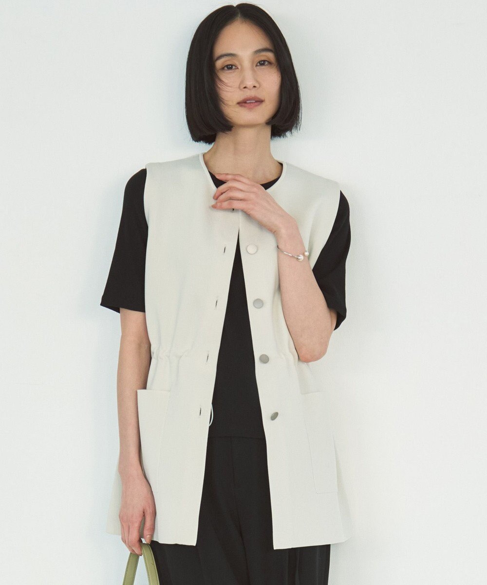 UNFILO フォルムニットジレ 