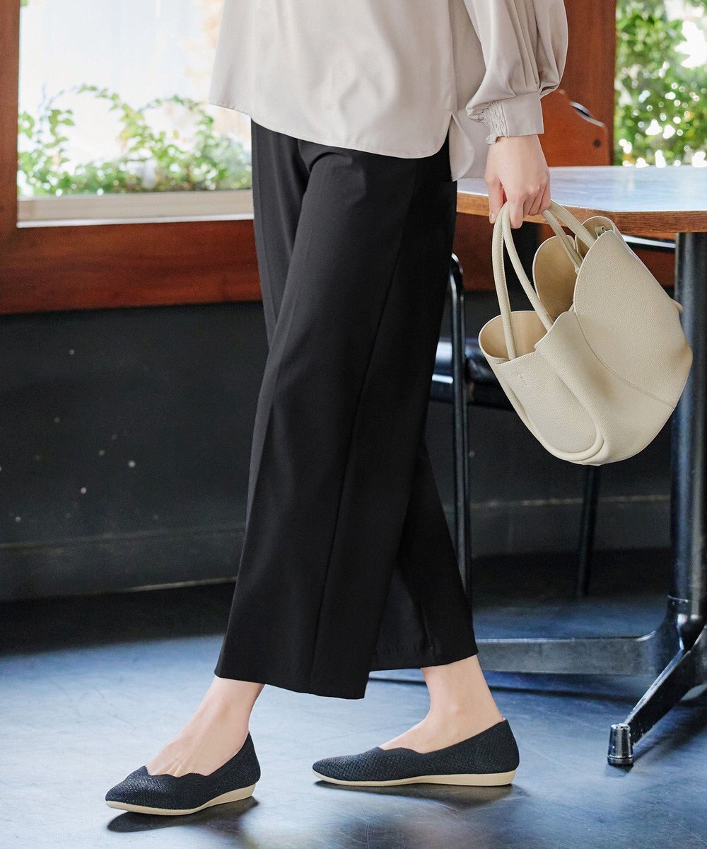 Tiaclasse 【日本製・洗える・接触冷感・吸水速乾・UVカット】サーラドライ・ワイドパンツ 