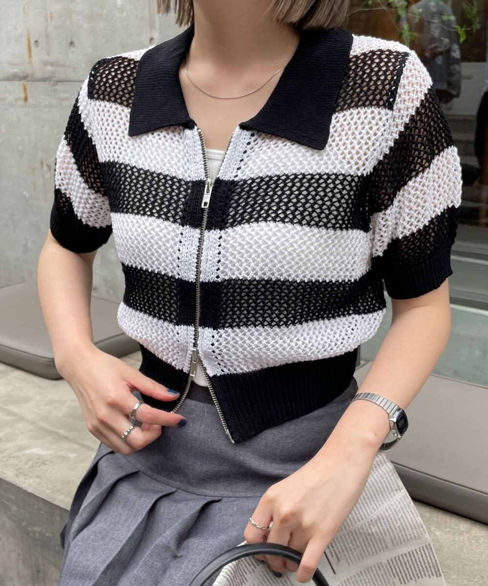 WEGO WZIPニットカーデ 