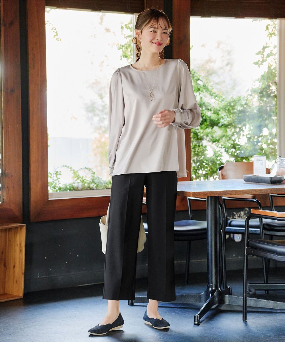 Tiaclasse 【日本製・洗える・接触冷感・吸水速乾・UVカット】サーラドライ・ワイドパンツ 