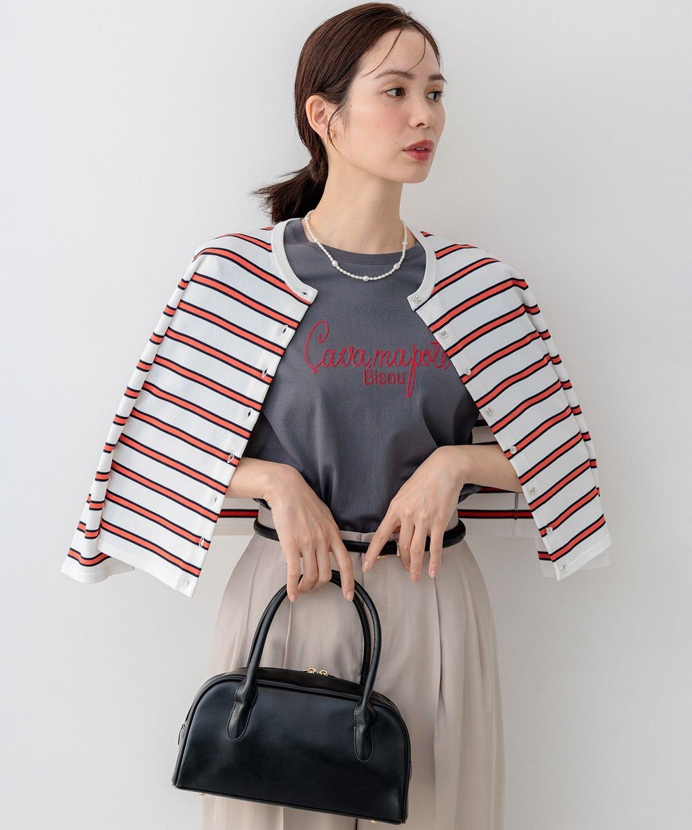 組曲 ロゴ刺繍 Ｔシャツ 