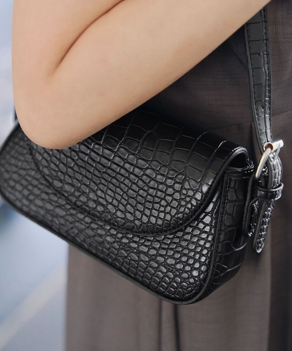 Tiaclasse 【安田美沙子さん着用・2TYPE肩紐/ショルダー&斜め掛け】フラップミニバッグ 