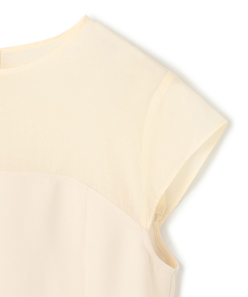 uncrave ウォッシャブルダブルクロス ビスチェブラウス(フレンチスリーブ) 