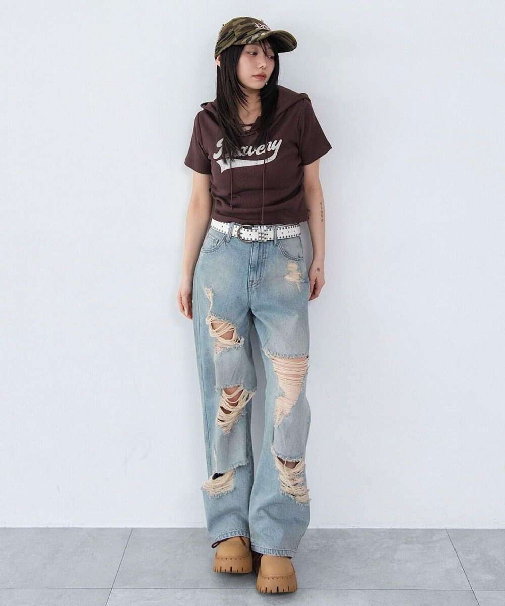 WEGO レースアップフードちびT 