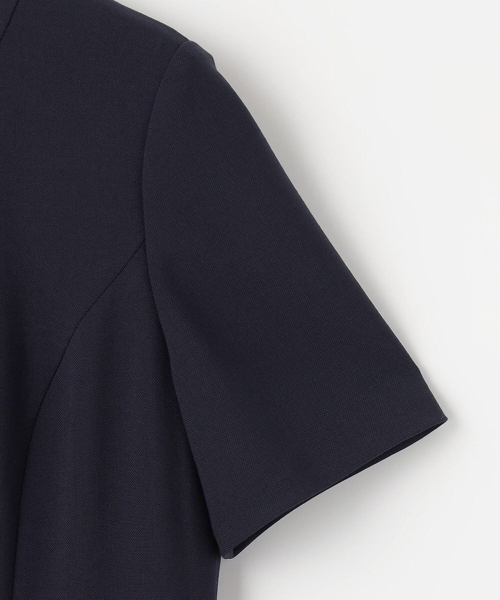 自由区 FORMAL 【お受験/セレモニーに】濃紺洗える/ストレッチワンピース+ジャケット 