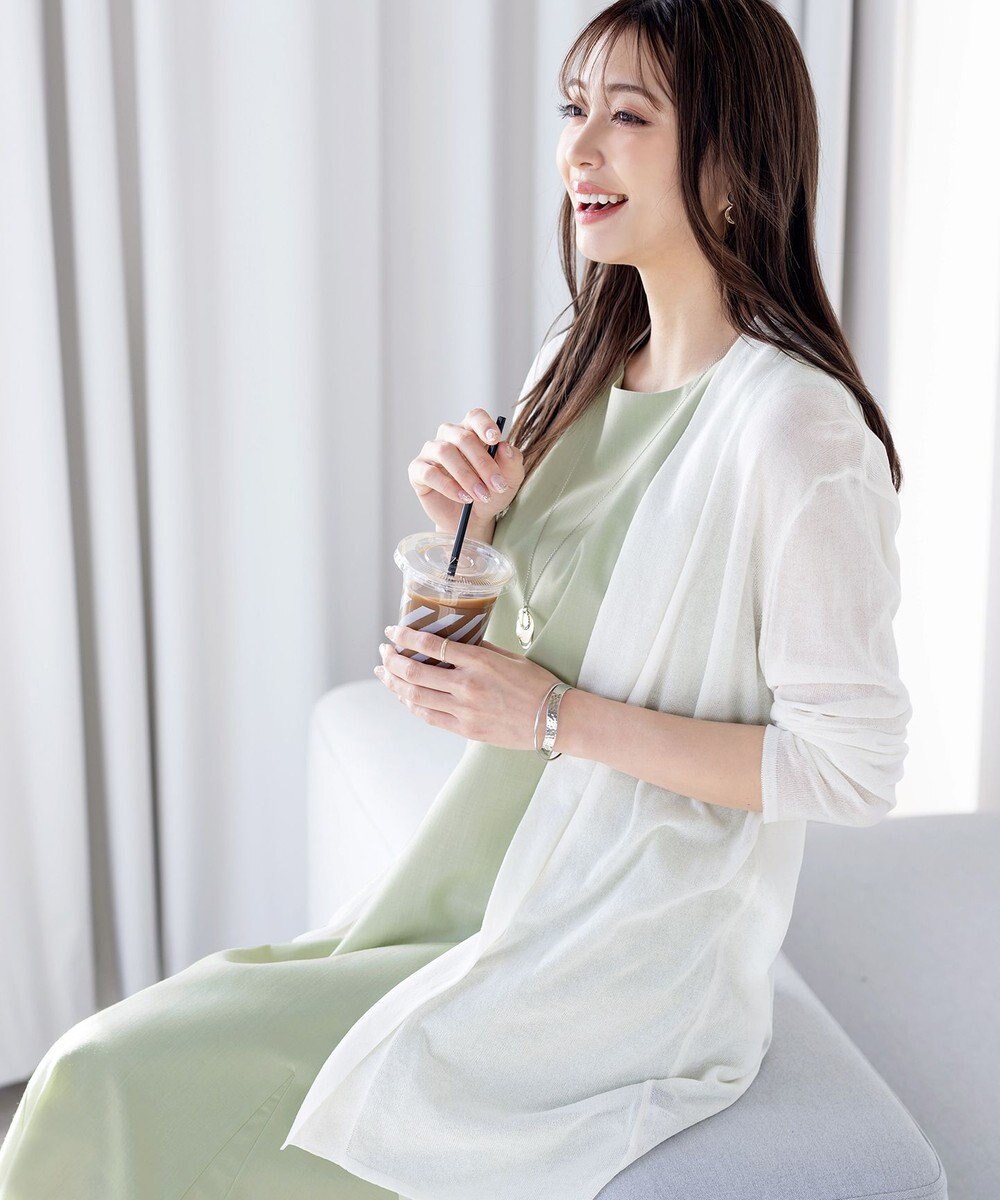 Tiaclasse 【洗える】裾フレアAラインワンピース 