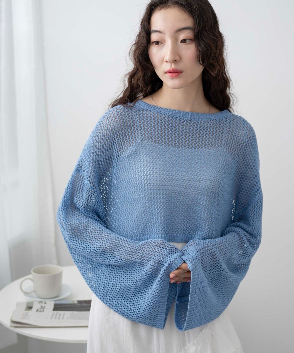 WEGO ショートメッシュニットプルオーバー 